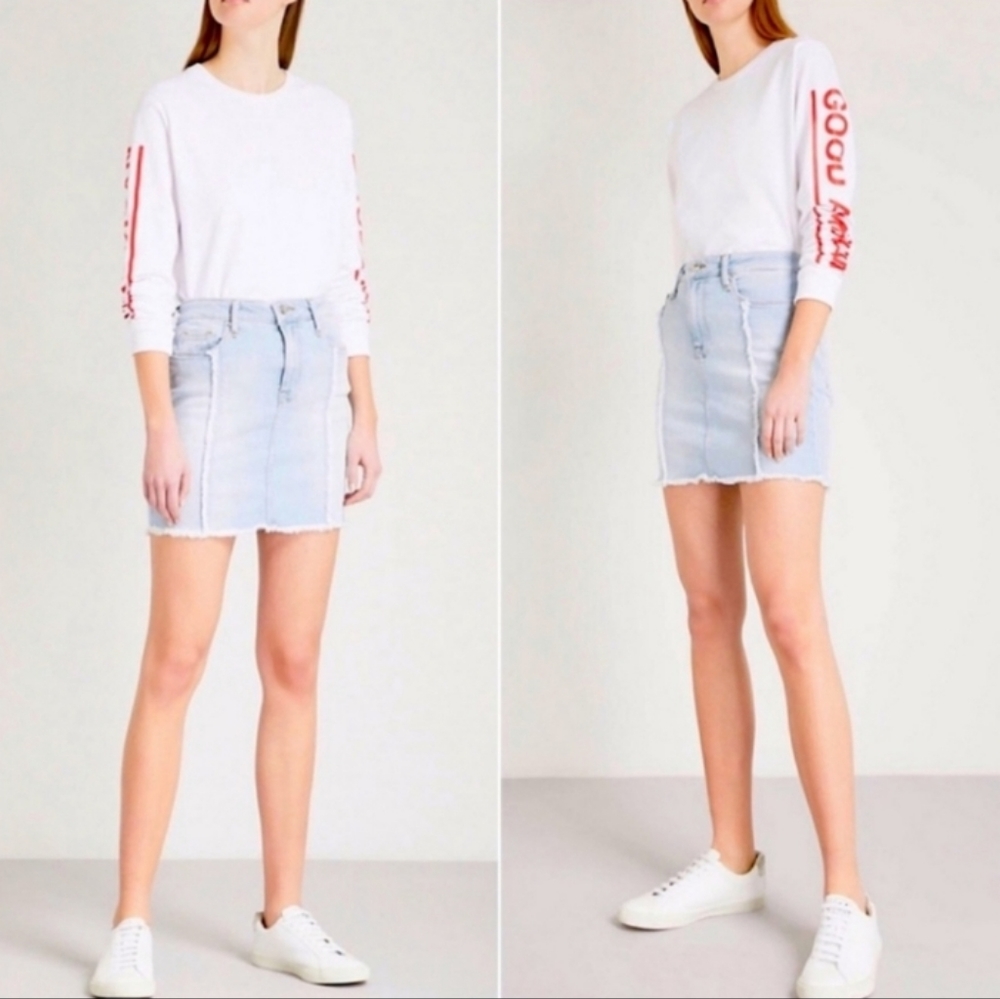 Good American jean skirt